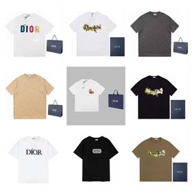 Dior Simple logo print T-shirt-1731  