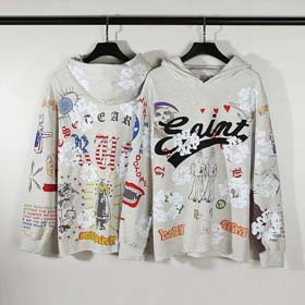 SAINT MIXXXX TEARS Kapok Unisex Hooded Sweatshirt-2526  