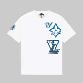 Louis Vuitton LV Summer Print Men's Short Sleeve T-Shirt(15 styles)-1811