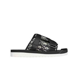 Dior Alpha Oblique Slippers Black-2334