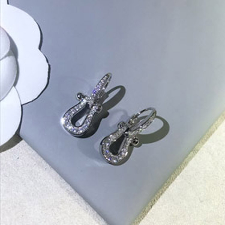 Feidan diamond horseshoe earrings-0006
