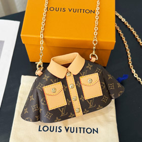 Louis Vuitton LV mini clothing messenger bag earphone bag red bag -0032