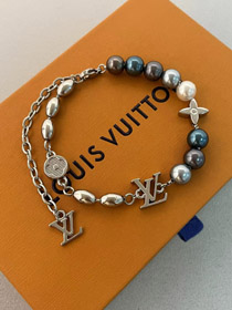 Louis Vuitton LV Letter Pearl Fusion Bracelet-0152  