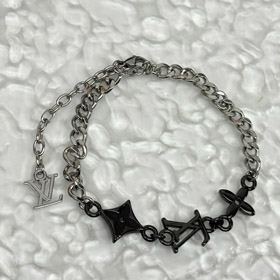 Louis Vuitton LV letters and floral decoration bracelet-0350  