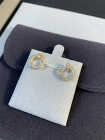Cartier nail full diamond earrings-0558  